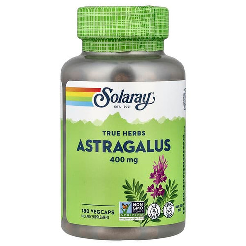 <img alt="Solaray, True Herbs, Astragalus, 400 mg, 180 VegCaps" title="Solaray, True Herbs, Astragalus, 400 mg, 180 VegCaps,076280134179"