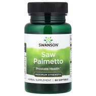 <img alt="Swanson Vitamins, Saw Palmetto, Maximum Strength, 60 Softgels" title="Swanson Vitamins, Saw Palmetto, Maximum Strength, 60 Softgels,087614142210"