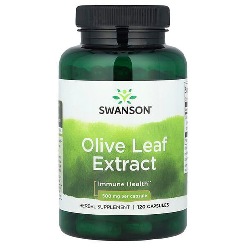 <img alt="Swanson Vitamins, Olive Leaf Extract, 500 mg, 120 Capsules" title="Swanson Vitamins, Olive Leaf Extract, 500 mg, 120 Capsules,087614141596"