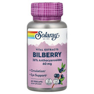 <img alt="Solaray, Vital Extracts, Bilberry, 60 mg, 60 VegCaps" title="Solaray, Vital Extracts, Bilberry, 60 mg, 60 VegCaps,076280031102"