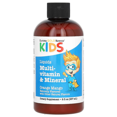 <img alt="California Gold Nutrition, Liquid Multi-Vitamin & Mineral with Calcium, Vitamin B12, Vitamins C & D3 for Children, No Alcohol, Natural Orange Mango, 8 fl oz (237 ml)" title="California Gold Nutrition, Liquid Multi-Vitamin & Mineral with Calcium, Vitamin B12, Vitamins C & D3 for Children, No Alcohol, Natural Orange Mango, 8 fl oz (237 ml),898220022977"