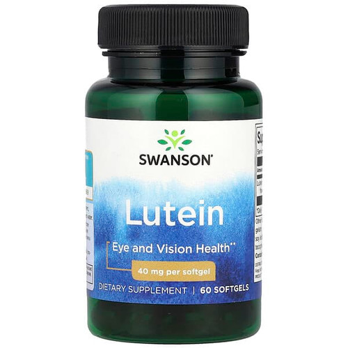 <img alt="Swanson Vitamins, Lutein, 40 mg, 60 Softgels" title="Swanson Vitamins, Lutein, 40 mg, 60 Softgels,087614029818"