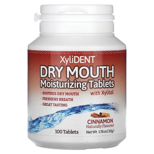 <img alt="XyliDENT, Dry Mouth Moisturizing Tablets with Xylitol , Cinnamon, 100 Tablet" title="XyliDENT, Dry Mouth Moisturizing Tablets with Xylitol , Cinnamon, 100 Tablet,850022606380"