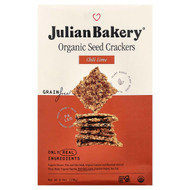 <img alt="Julian Bakery, Organic Seed Crackers, Chili Lime, 8.4 oz (238 g)" title="Julian Bakery, Organic Seed Crackers, Chili Lime, 8.4 oz (238 g),813926007547"