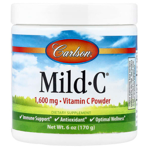 <img alt="Carlson, Mild-C, Vitamin C Powder, 6 oz (170 g)" title="Carlson, Mild-C, Vitamin C Powder, 6 oz (170 g),088395030864"
