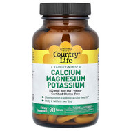 <img alt="Country Life, Target-Mins, Calcium Magnesium Potassium, 90 Tablet" title="Country Life, Target-Mins, Calcium Magnesium Potassium, 90 Tablet,015794024859"