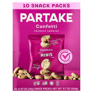 <img alt="Partake, Crunchy Cookies, Confetti, 10 Snack Packs, 0.67 oz (19 g) Each" title="Partake, Crunchy Cookies, Confetti, 10 Snack Packs, 0.67 oz (19 g) Each,850032528641"