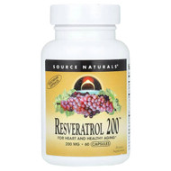 <img alt="Source Naturals, Resveratrol 200, 200 mg, 60 Capsules" title="Source Naturals, Resveratrol 200, 200 mg, 60 Capsules,021078023203"