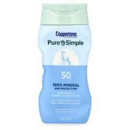 <img alt="Coppertone, Pure & Simple, 100% Mineral Sun Protection, SPF 50, 6 fl oz (177 ml)" title="Coppertone, Pure & Simple, 100% Mineral Sun Protection, SPF 50, 6 fl oz (177 ml),072140028831"