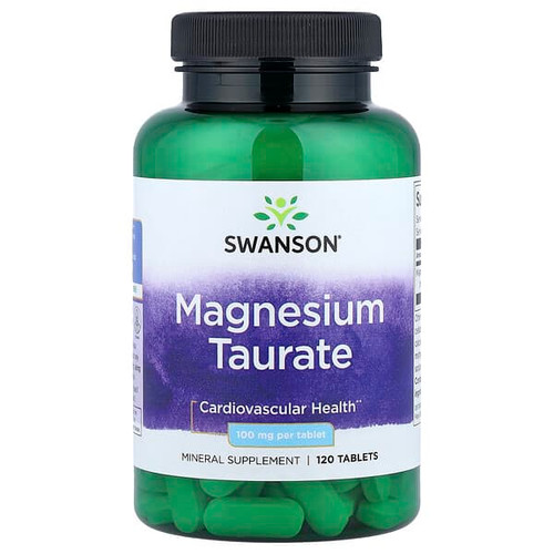 <img alt="Swanson Vitamins, Magnesium Taurate, 120 tablets (100 mg per Tablet)" title="Swanson Vitamins, Magnesium Taurate, 120 tablets (100 mg per Tablet),087614113647"