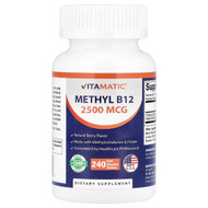 <img alt="Vitamatic, Methyl B12, Natural Berry, 240 Fast Dissolve Tablets" title="Vitamatic, Methyl B12, Natural Berry, 240 Fast Dissolve Tablets,810078476627"