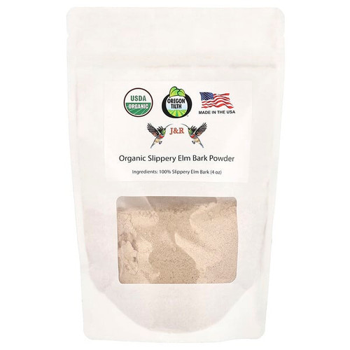 <img alt="J&R Port Trading, Organic Slippery Elm Bark Powder, 4 oz" title="J&R Port Trading, Organic Slippery Elm Bark Powder, 4 oz,198168538517"