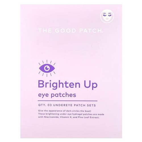 <img alt="The Good Patch, Brighten Up Eye Patches , 3 Patch Sets" title="The Good Patch, Brighten Up Eye Patches , 3 Patch Sets,850031068643"