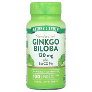 <img alt="Natures Truth, Ginkgo Biloba Plus Bacopa, 120 mg, 100 Quick Release Capsules" title="Natures Truth, Ginkgo Biloba Plus Bacopa, 120 mg, 100 Quick Release Capsules,840093101587"