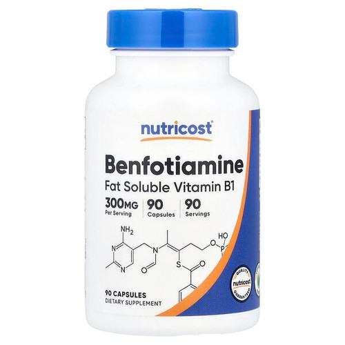 <img alt="Nutricost, Benfotiamine, 300 mg, 90 Capsules" title="Nutricost, Benfotiamine, 300 mg, 90 Capsules,810014673769"