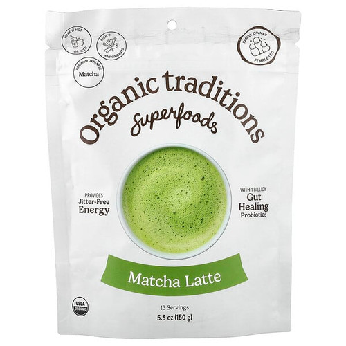 <img alt="Organic Traditions, Superfoods, Matcha Latte, 5.3 oz (150 g)" title="Organic Traditions, Superfoods, Matcha Latte, 5.3 oz (150 g),627733001311"