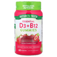 <img alt="Natures Truth, Essential D3 + B12 Gummies, Strawberry, 60 Gummies" title="Natures Truth, Essential D3 + B12 Gummies, Strawberry, 60 Gummies,840093117472"