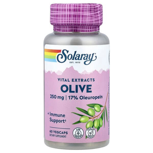 <img alt="Solaray, Vital Extracts, Olive, 60 VegCaps" title="Solaray, Vital Extracts, Olive, 60 VegCaps,076280375718"