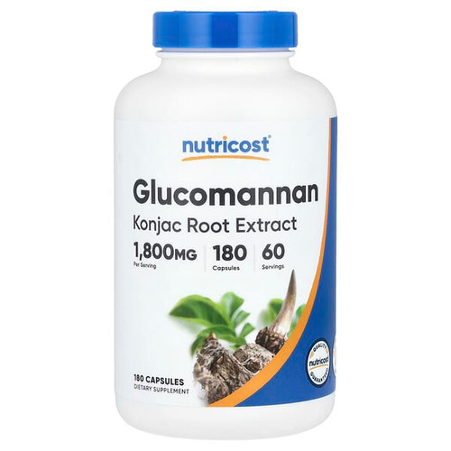 <img alt="Nutricost, Glucomannan Konjac Root Extract, 180 Capsules (600 mg per Capsule)" title="Nutricost, Glucomannan Konjac Root Extract, 180 Capsules (600 mg per Capsule),810014679242"