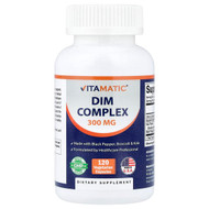 <img alt="Vitamatic, Dim Complex, 120 Vegetarian Capsules" title="Vitamatic, Dim Complex, 120 Vegetarian Capsules,810078474098"