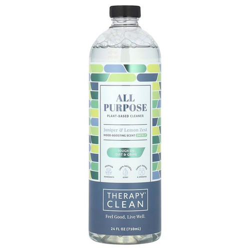 <img alt="Therapy Clean, All Purpose Cleaner, Juniper & Lemon Zest, 24 fl oz (710 ml)" title="Therapy Clean, All Purpose Cleaner, Juniper & Lemon Zest, 24 fl oz (710 ml),850034922171"