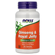 <img alt="Now Foods, Ginseng & Royal Jelly, 90 Capsules" title="Now Foods, Ginseng & Royal Jelly, 90 Capsules,733739040077"