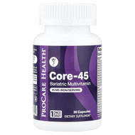 <img alt="ProCare Health, Core-45, Bariatric Multivitamin, 30 Capsules" title="ProCare Health, Core-45, Bariatric Multivitamin, 30 Capsules,850067388029"
