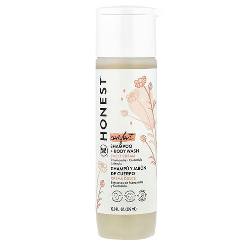 <img alt="The Honest Company, Comfort, Shampoo + Body Wash, Sweet Cream, 10 fl oz (295 ml)" title="The Honest Company, Comfort, Shampoo + Body Wash, Sweet Cream, 10 fl oz (295 ml),810022914977"