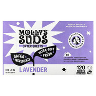 <img alt="Mollys Suds, Dryer Sheets, Lavender, 120 Sheets" title="Mollys Suds, Dryer Sheets, Lavender, 120 Sheets,850024701298"