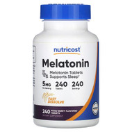 <img alt="Nutricost, Melatonin, Mixed Berry, 5 mg, 240 Tablets" title="Nutricost, Melatonin, Mixed Berry, 5 mg, 240 Tablets,810014673141"