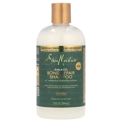 <img alt="SheaMoisture, Bond Repair Shampoo, Amla Oil, 13 fl oz (384 ml)" title="SheaMoisture, Bond Repair Shampoo, Amla Oil, 13 fl oz (384 ml),764302024682"