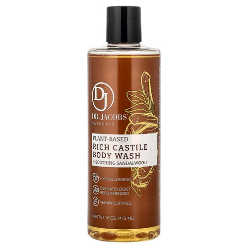 <img alt="Dr. Jacobs Naturals, Plant-Based Rich Castile Body Wash, Soothing Sandalwood, 16 oz (473 ml)" title="Dr. Jacobs Naturals, Plant-Based Rich Castile Body Wash, Soothing Sandalwood, 16 oz (473 ml),854175005953"