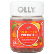 <img alt="OLLY, Probiotic + Prebiotic, Peachy Peach , 30 Gummies" title="OLLY, Probiotic + Prebiotic, Peachy Peach , 30 Gummies,858158005114"