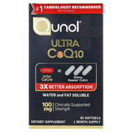 <img alt="Qunol, Ultra CoQ10, 30 Softgels" title="Qunol, Ultra CoQ10, 30 Softgels,898440001028"