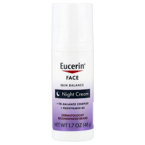 <img alt="Eucerin, Face, Skin Balance, Night Cream, 1.7 oz (48 g)" title="Eucerin, Face, Skin Balance, Night Cream, 1.7 oz (48 g),072140032647"
