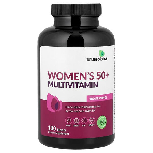 <img alt="Futurebiotics, Womens 50+ Multivitamin, 180 Tablets" title="Futurebiotics, Womens 50+ Multivitamin, 180 Tablets,049479504619"