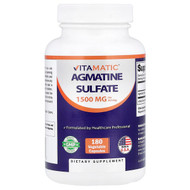 <img alt="Vitamatic, Agmatine Sulfate, 180 Vegetable Capsules (500 mg per Capsule)" title="Vitamatic, Agmatine Sulfate, 180 Vegetable Capsules (500 mg per Capsule),810078476382"