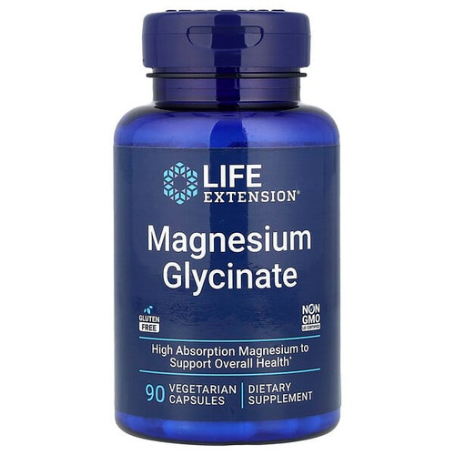<img alt="Life Extension, Magnesium Glycinate, 90 Vegetarian Capsules (105 mg per Capsule)" title="Life Extension, Magnesium Glycinate, 90 Vegetarian Capsules (105 mg per Capsule),737870253594"