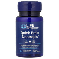 <img alt="Life Extension, Quick Brain Nootropic, 30 Vegetarian Capsules" title="Life Extension, Quick Brain Nootropic, 30 Vegetarian Capsules,737870240631"