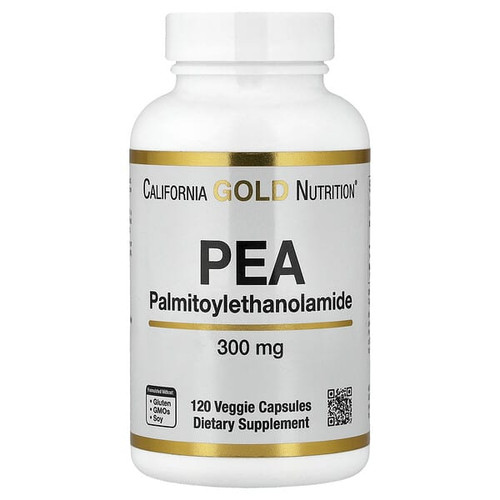<img alt="California Gold Nutrition, PEA (Palmitoylethanolamide), 120 Veggie Capsules (300 mg per Capsule)" title="California Gold Nutrition, PEA (Palmitoylethanolamide), 120 Veggie Capsules (300 mg per Capsule),898220024834"