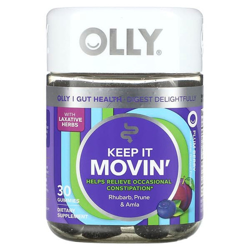 <img alt="OLLY, Keep It Movin, Plum Berry, 30 Gummies" title="OLLY, Keep It Movin, Plum Berry, 30 Gummies,840160201745"