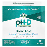 <img alt="pH-D Feminine Health, Boric Acid, Instant Vaginal Odor Rinse, 2 Bottles & 2 Nozzles , 6 fl oz (177.44 ml)" title="pH-D Feminine Health, Boric Acid, Instant Vaginal Odor Rinse, 2 Bottles & 2 Nozzles , 6 fl oz (177.44 ml),349597001220"