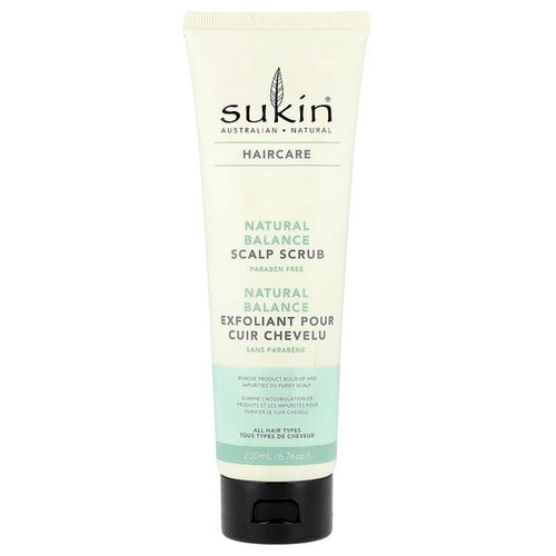 <img alt="Sukin, Haircare, Natural Balance Scalp Scrub, All Hair Types , 6.76 fl oz (200 ml)" title="Sukin, Haircare, Natural Balance Scalp Scrub, All Hair Types , 6.76 fl oz (200 ml),9327693009433"