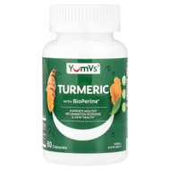 <img alt="YumVs, Turmeric With BioPerine, 60 Capsules" title="YumVs, Turmeric With BioPerine, 60 Capsules,810048614592"