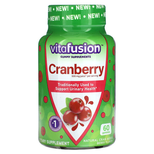 <img alt="VitaFusion, Cranberry, Cran-Mixed Berry, 60 Gummies (250 mg per Gummy)" title="VitaFusion, Cranberry, Cran-Mixed Berry, 60 Gummies (250 mg per Gummy),027917001821"