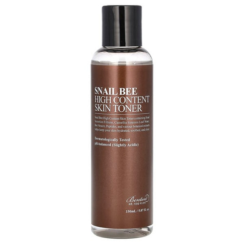 <img alt="Benton, Snail Bee, High Content Skin Toner, 5.07 fl oz (150 ml)" title="Benton, Snail Bee, High Content Skin Toner, 5.07 fl oz (150 ml),8809566991652"