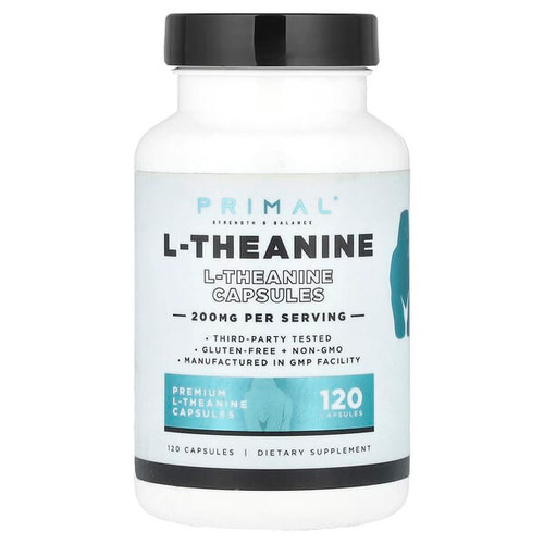 <img alt="PrePrimal, L-Theanine, 200 mg, 120 Capsules" title="PrePrimal, L-Theanine, 200 mg, 120 Capsules,850050186052"