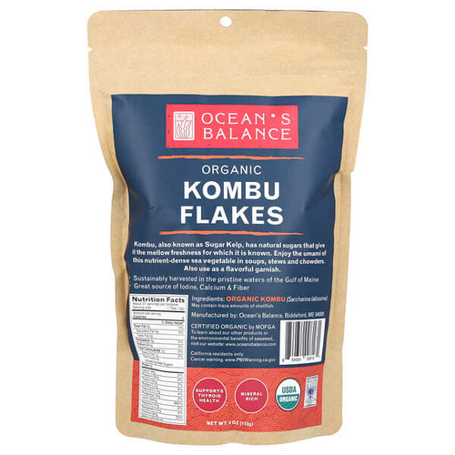 <img alt="Oceans Balance, Organic Kombu Flakes, 4 oz (113 g)" title="Oceans Balance, Organic Kombu Flakes, 4 oz (113 g),854654008161"