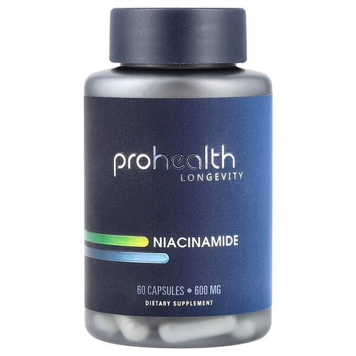 <img alt="ProHealth Longevity, Niacinamide, 600 mg, 60 Capsules" title="ProHealth Longevity, Niacinamide, 600 mg, 60 Capsules,850023410108"
