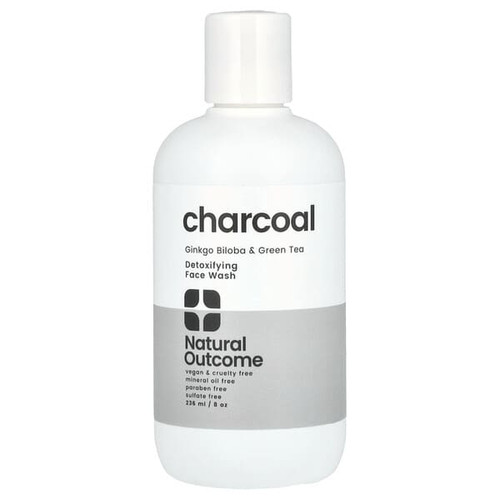<img alt="Natural Outcome, Charcoal, Detoxifying Face Wash, 8 oz (236 ml)" title="Natural Outcome, Charcoal, Detoxifying Face Wash, 8 oz (236 ml),753122943563"
